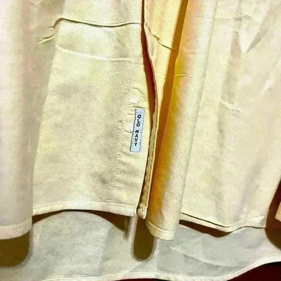 Men’s Buttery Yellow Old Navy button down - XL - Picture 4 of 5